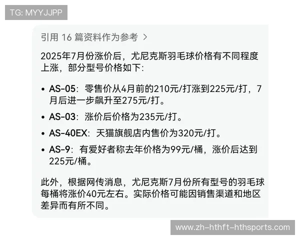 羽毛球销售知识